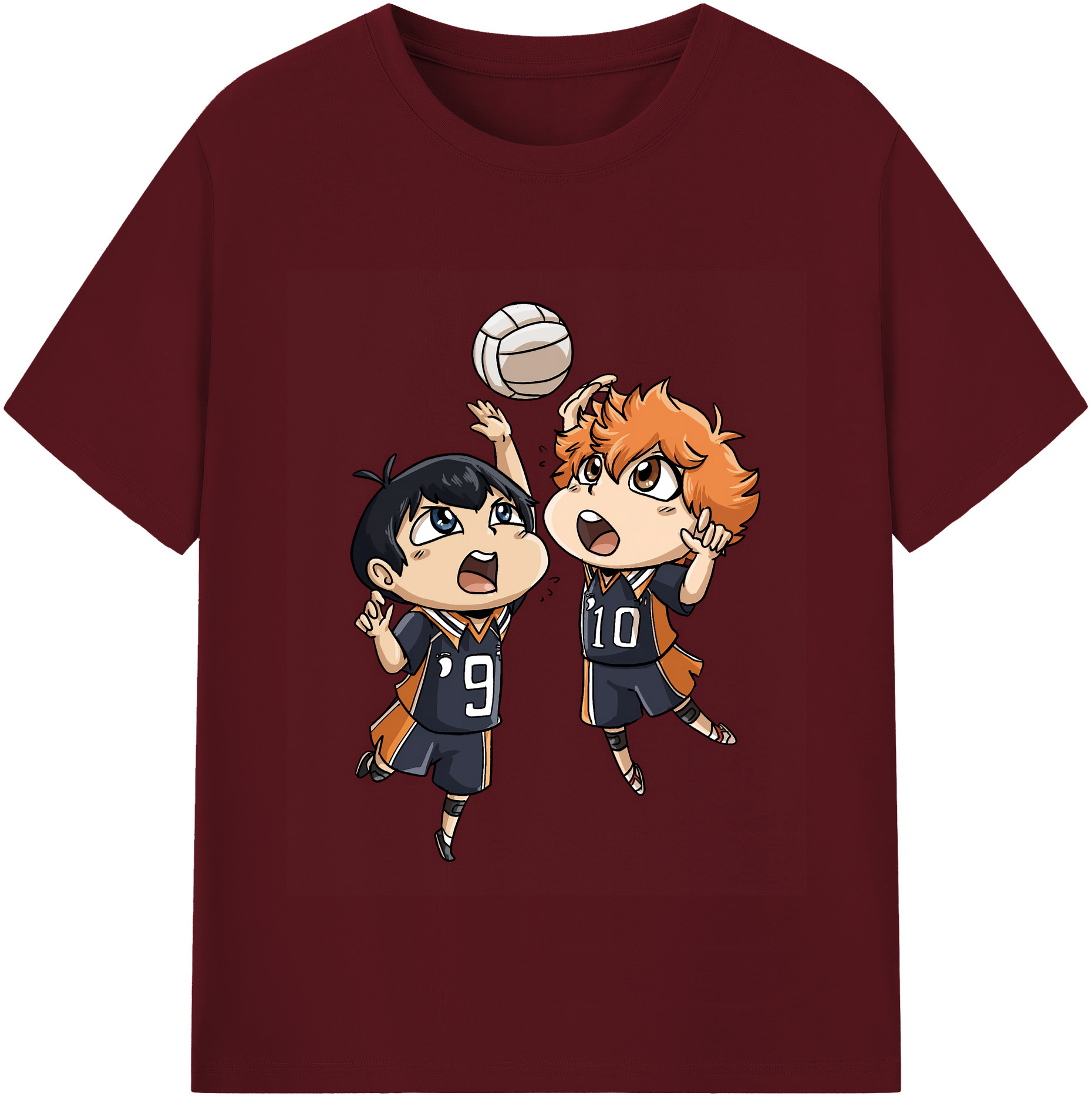 （画像用） ハイキュー!! Haikyu!! 綿100％半袖Tシャツ（フロントプリント）